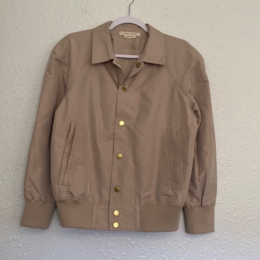 Marc Jacobs Tan Members Jacket Made in Italy Size 48 (small)